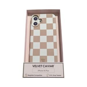U4-N VELVET CAVIAR Case 4‎ Apple iPhone 16 Plus W/MagSafe  - Nude Vibe Checker